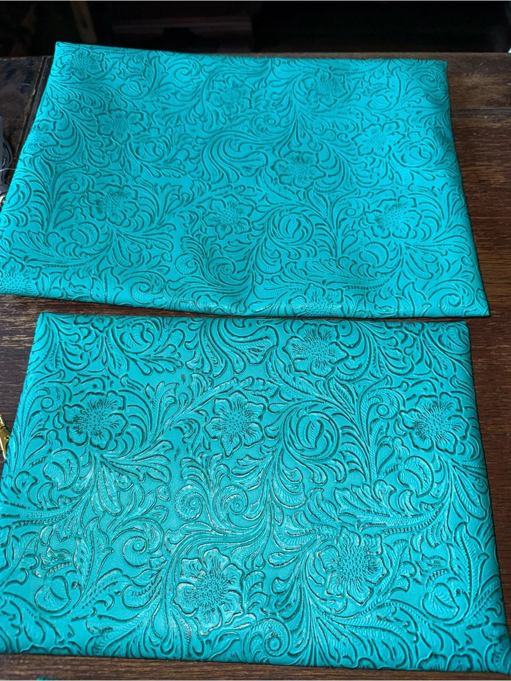 NWT set - 5 Turquoise Dream Makeup Junkie Bags micro, mini, small, medium, large